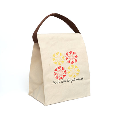 Canvas Lunch Bag — Finch Pattern