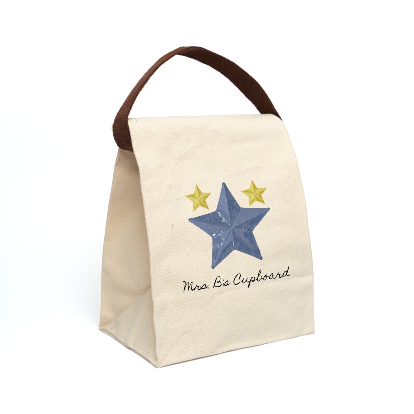 Canvas Lunch Bag — Barn Stars