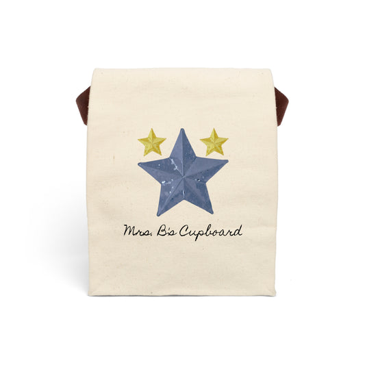 Canvas Lunch Bag — Barn Stars